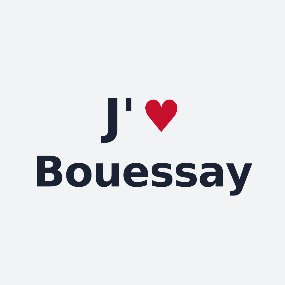 Poster personnalisé Bouessay — design J'aime Bouessay