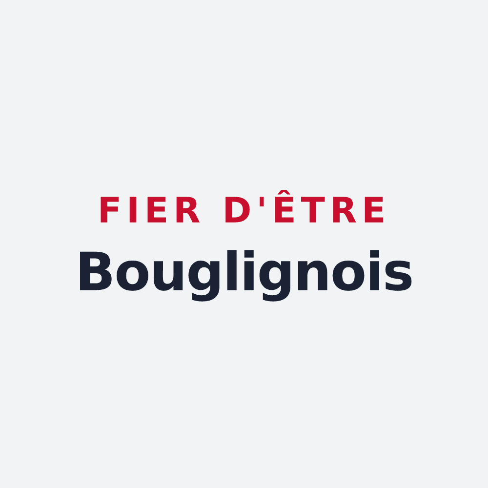 Poster « Fier d'être Bouglignois » — design pour Bougligny