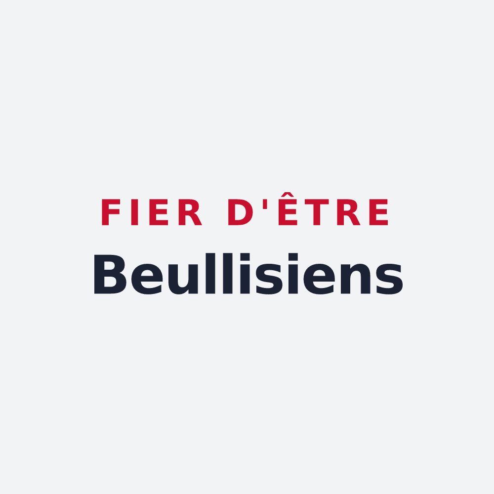 Poster « Fier d'être Beullisiens » — design pour Bouilly