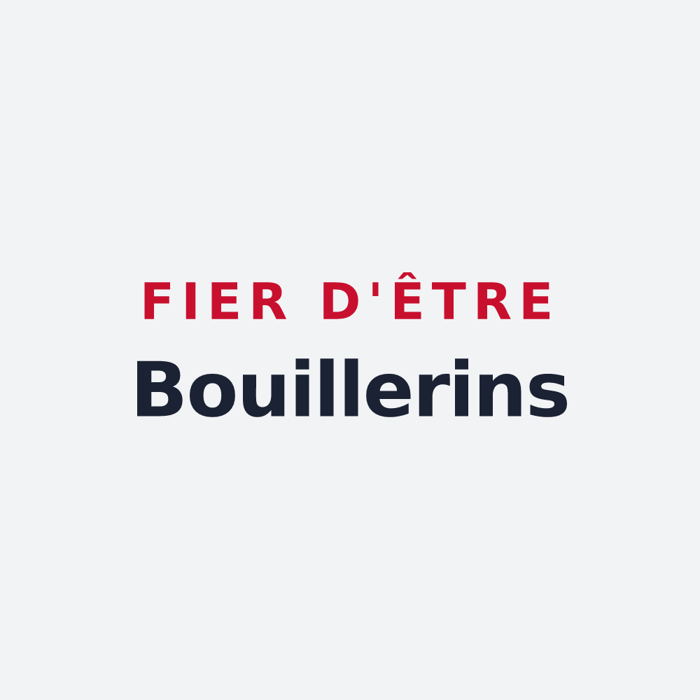 Poster « Fier d'être Bouillerins » — design pour Bouilly-en-Gâtinais