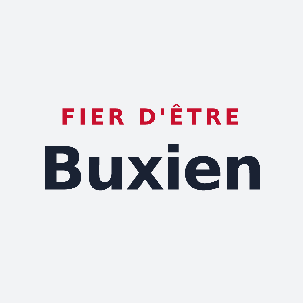 Poster « Fier d'être Buxien » — design pour Bouix