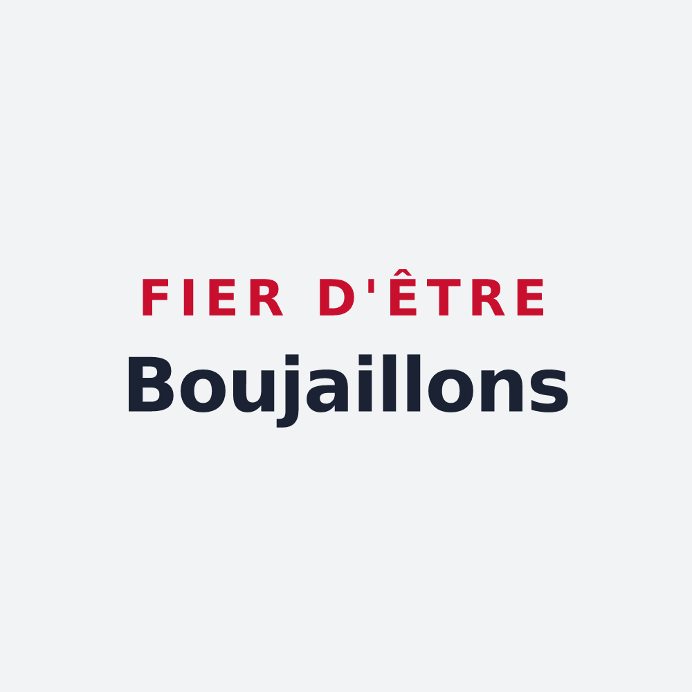 Poster « Fier d'être Boujaillons » — design pour Boujailles