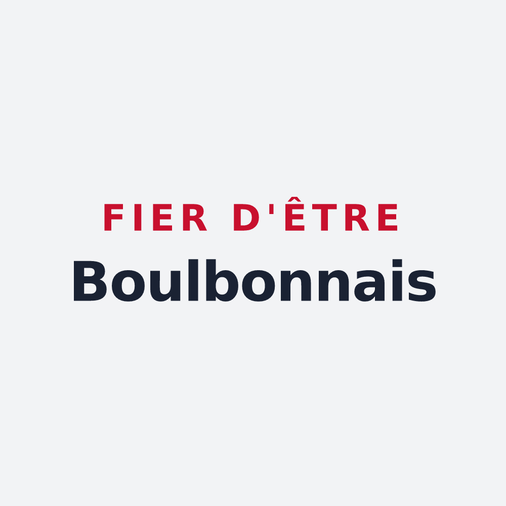 Poster « Fier d'être Boulbonnais » — design pour Boulbon