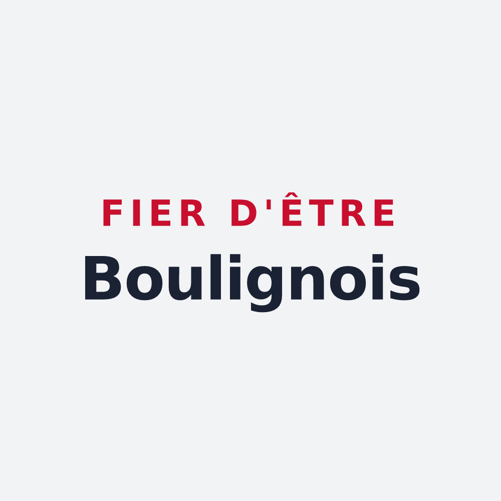 Poster « Fier d'être Boulignois » — design pour Bouligneux