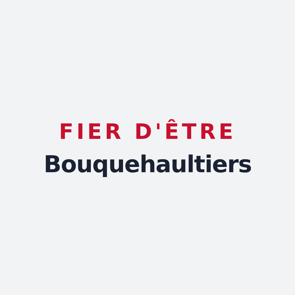 Poster « Fier d'être Bouquehaultiers » — design pour Bouquehault