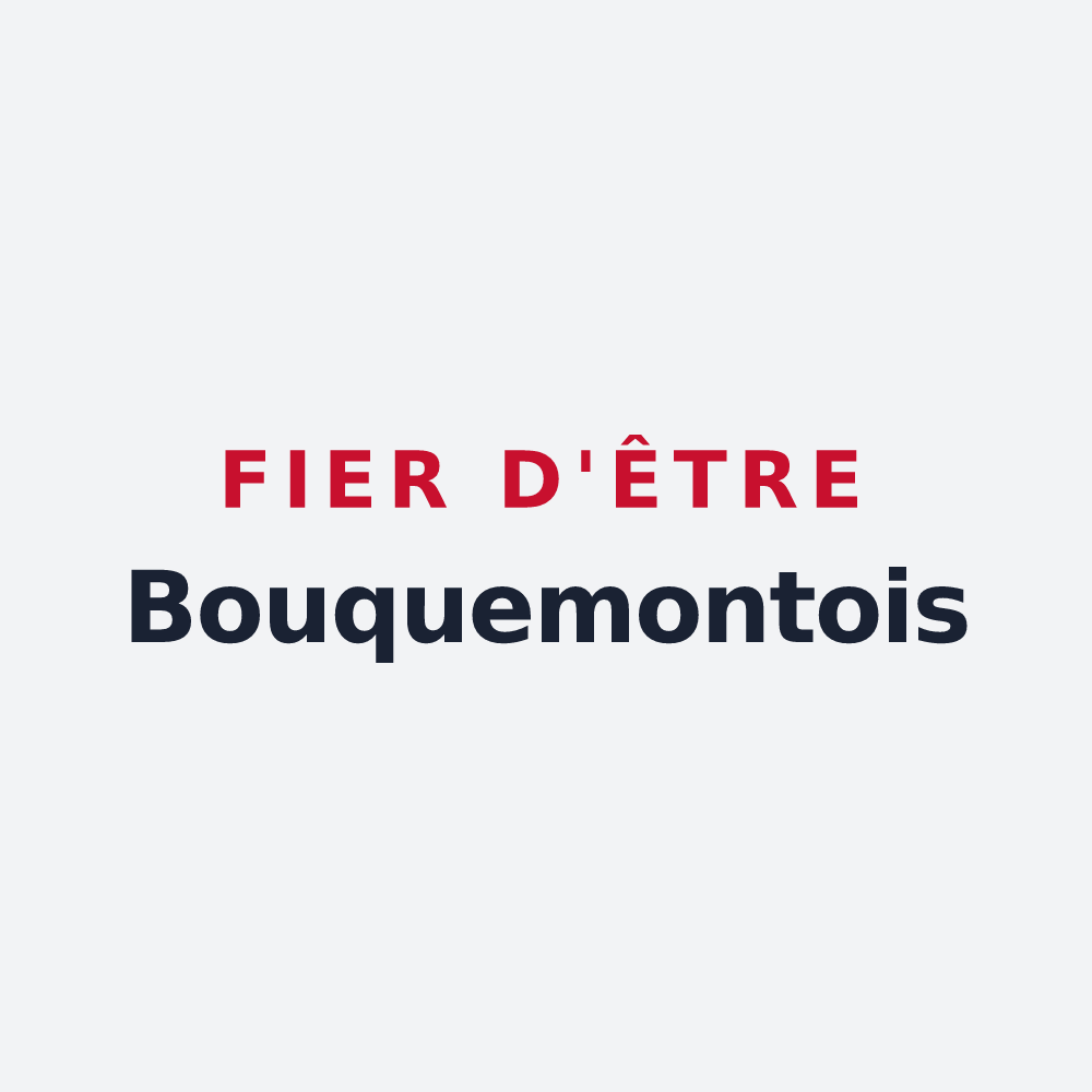 Poster « Fier d'être Bouquemontois » — design pour Bouquemont