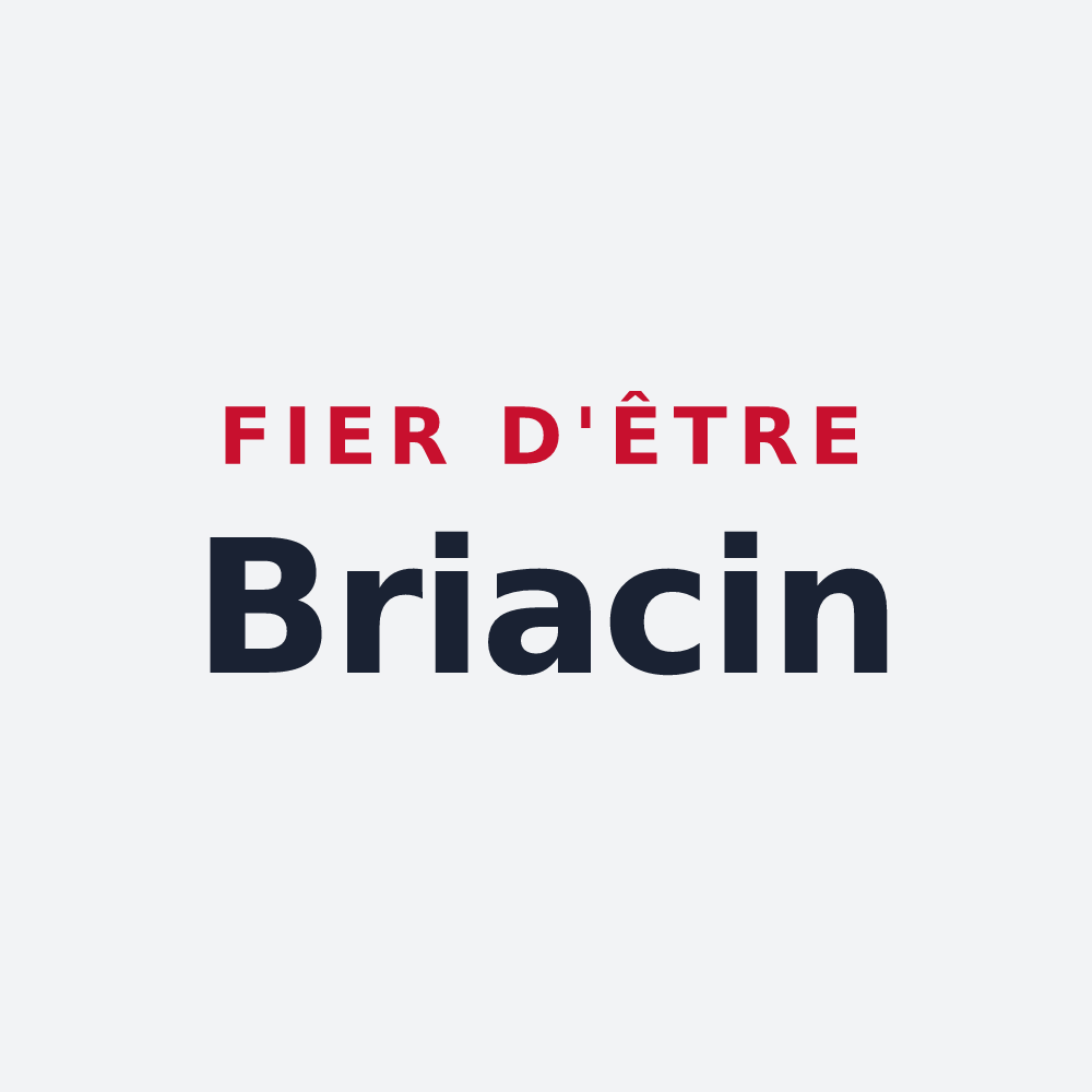 Poster « Fier d'être Briacin » — design pour Bourbriac