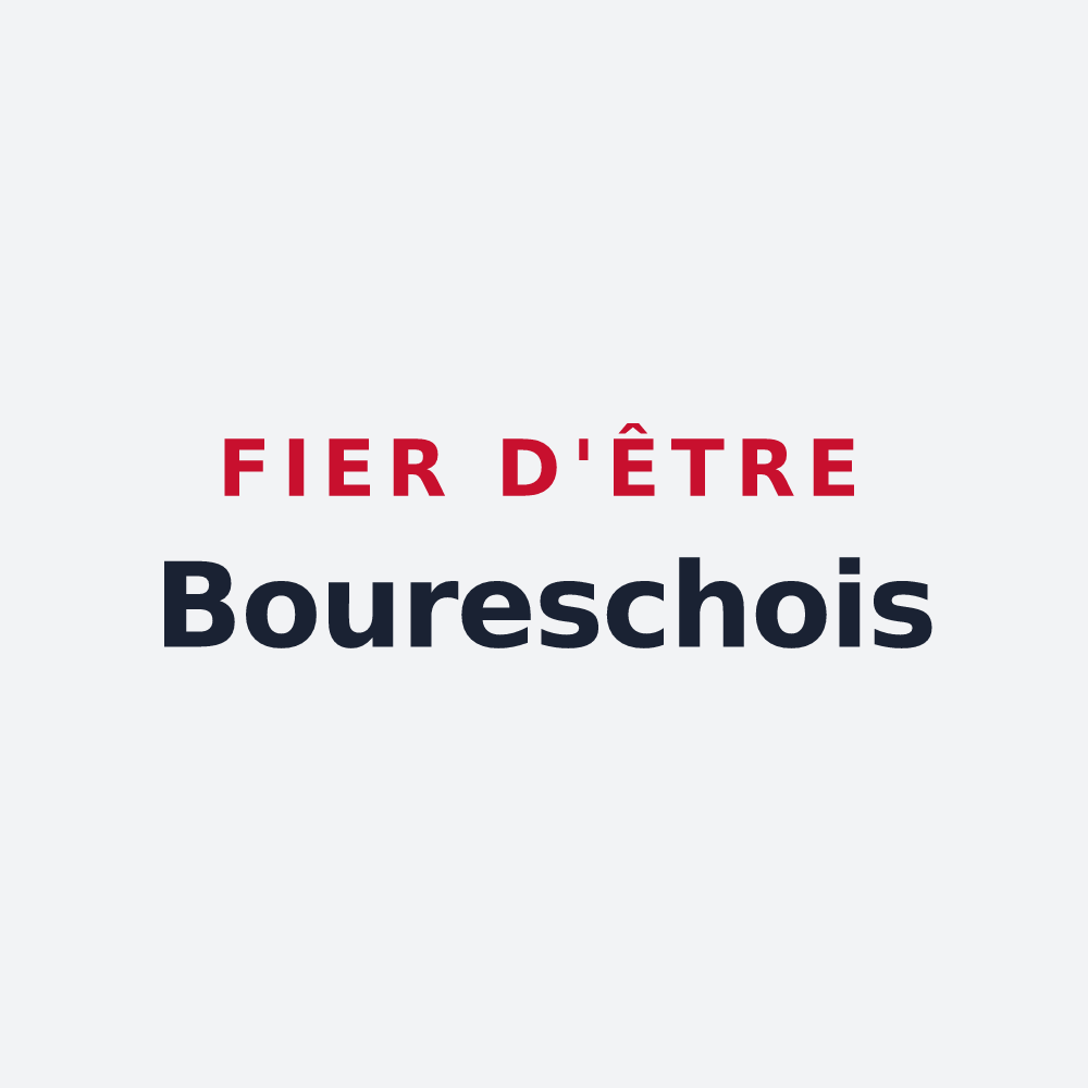 Poster « Fier d'être Boureschois » — design pour Bouresches