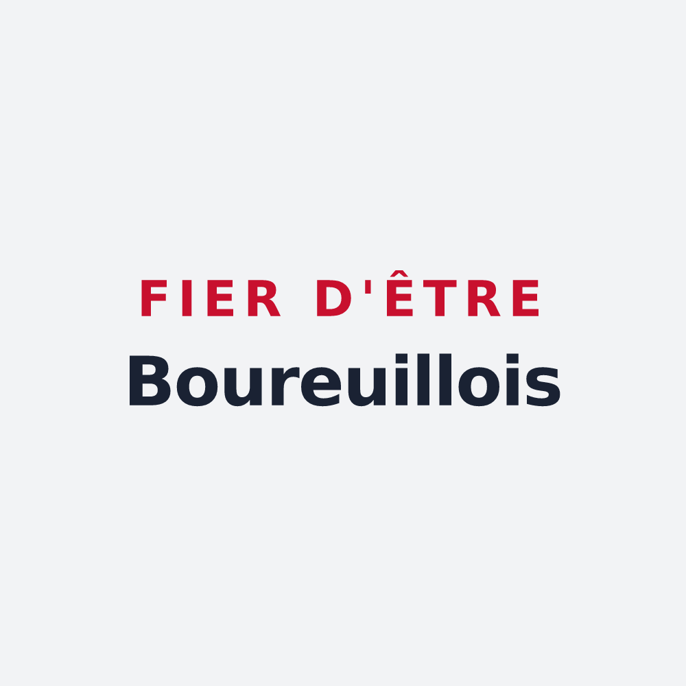 Poster « Fier d'être Boureuillois » — design pour Boureuilles