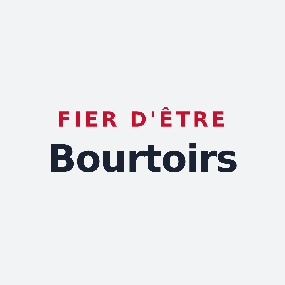 Poster « Fier d'être Bourtoirs » — design pour Bourg-Saint-Christophe