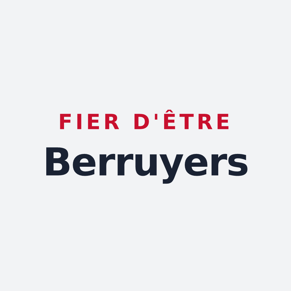 Poster « Fier d'être Berruyers » — design pour Bourges