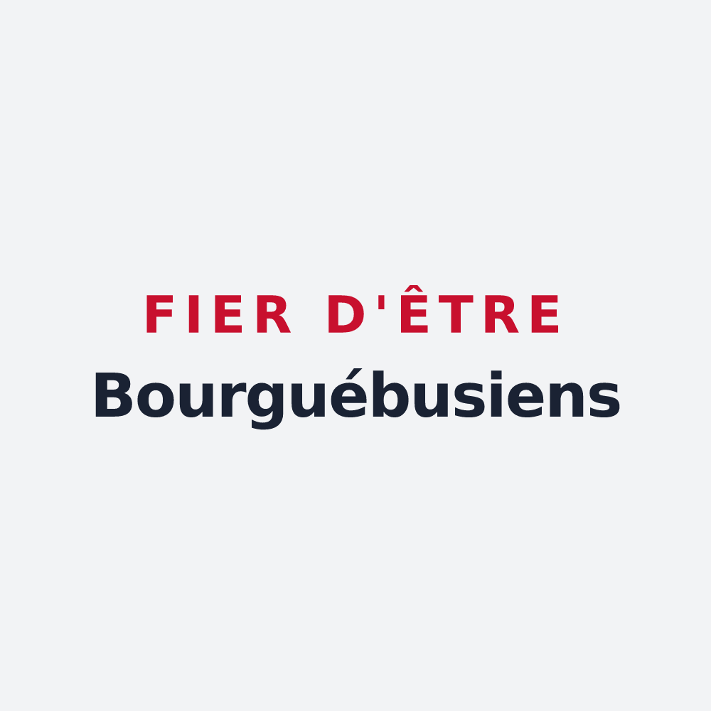 Poster « Fier d'être Bourguébusiens » — design pour Bourguébus