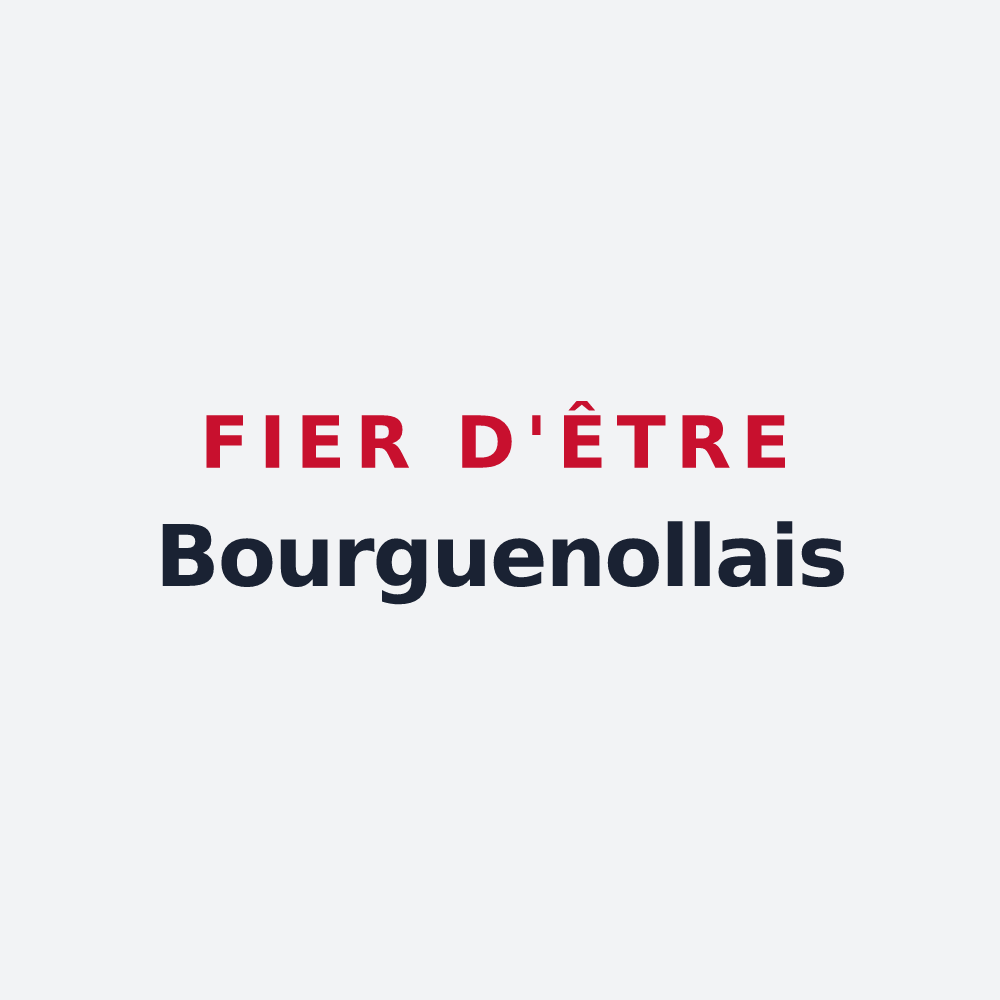 Poster « Fier d'être Bourguenollais » — design pour Bourguenolles
