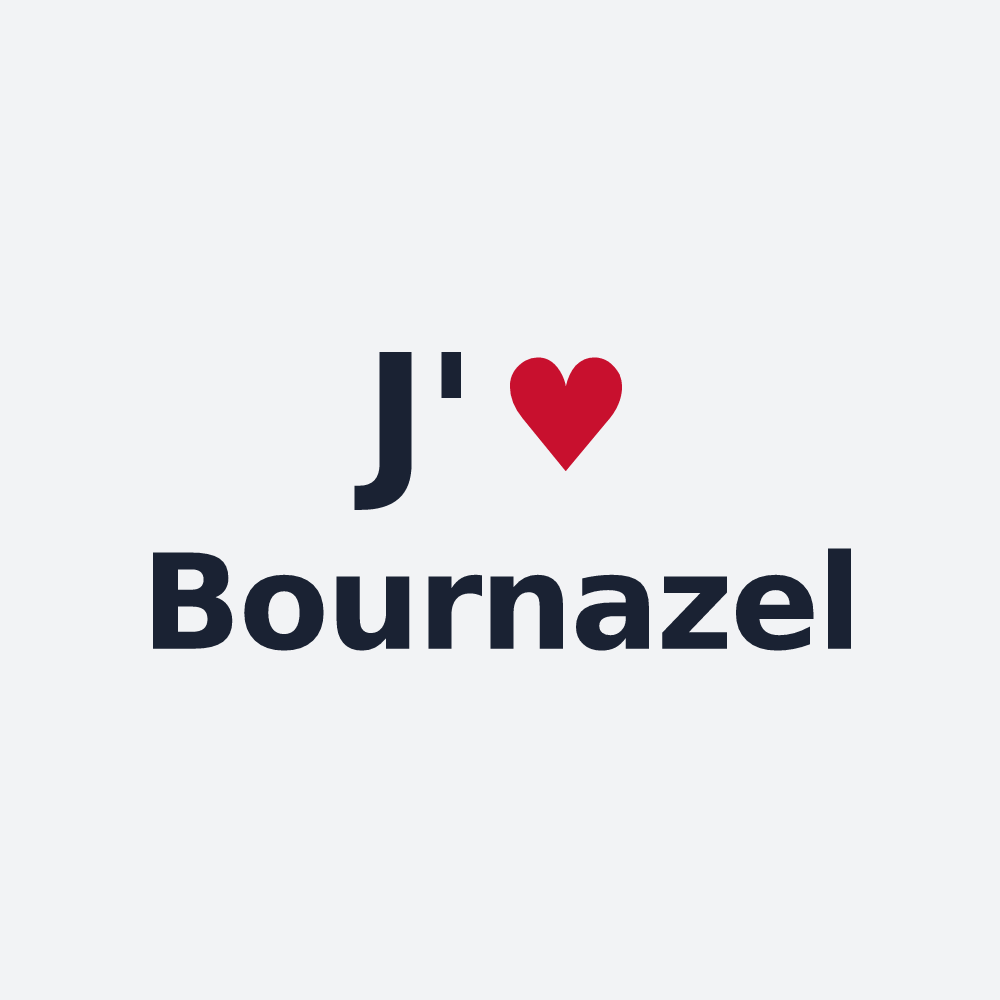 Poster personnalisé Bournazel — design J'aime Bournazel
