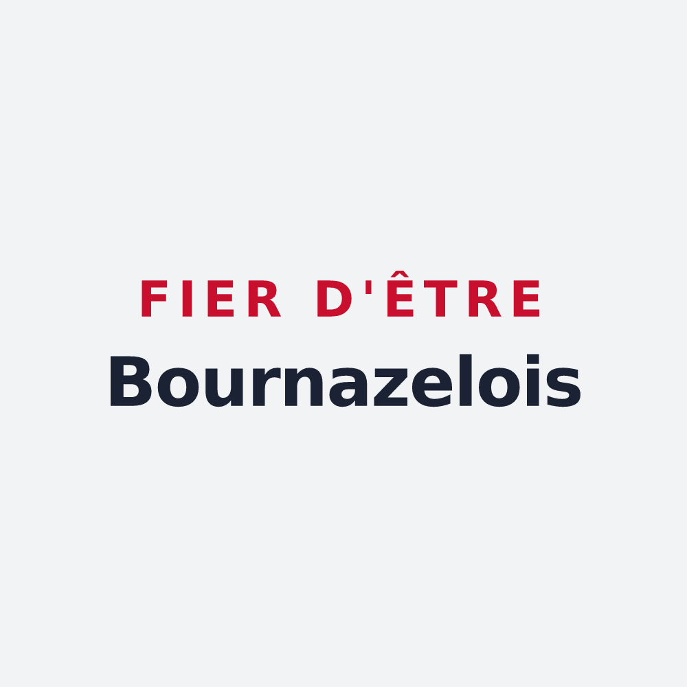 Poster « Fier d'être Bournazelois » — design pour Bournazel