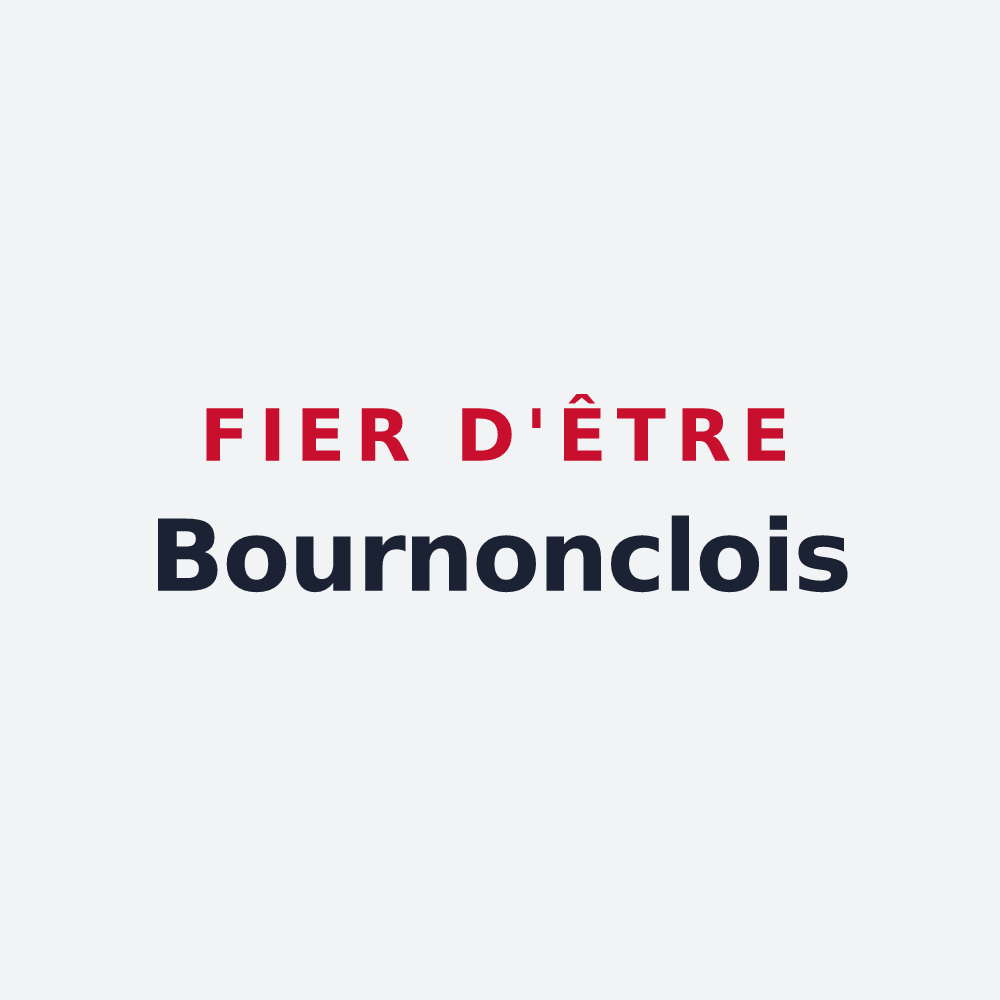 Poster « Fier d'être Bournonclois » — design pour Bournoncle-Saint-Pierre