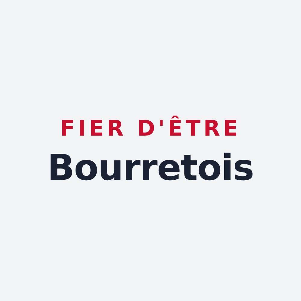 Poster « Fier d'être Bourretois » — design pour Bourret