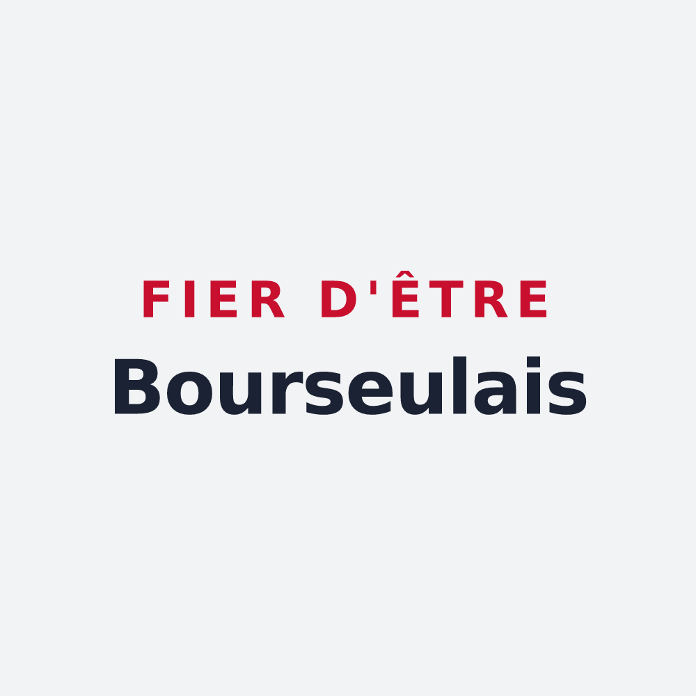 Poster « Fier d'être Bourseulais » — design pour Bourseul