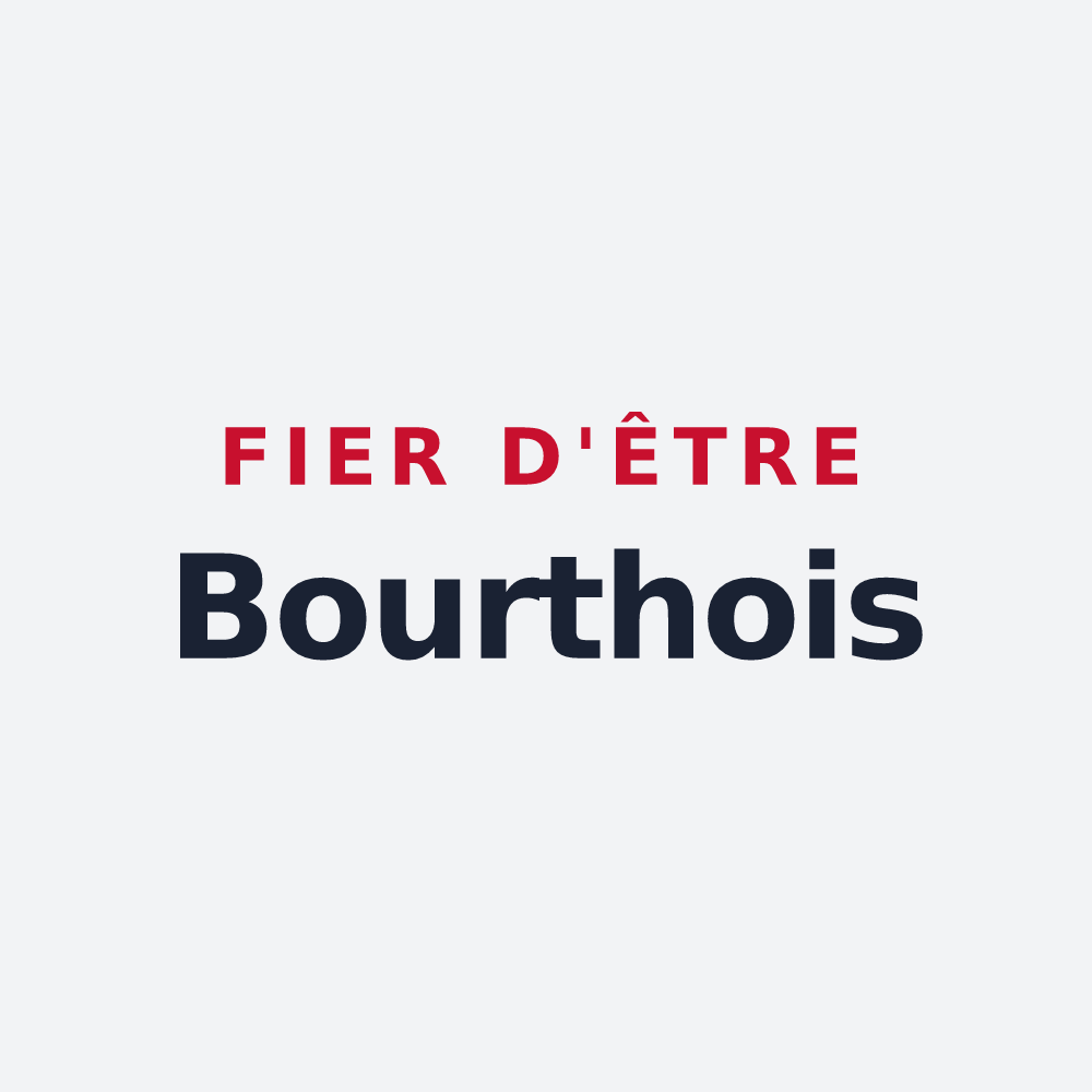 Poster « Fier d'être Bourthois » — design pour Bourth