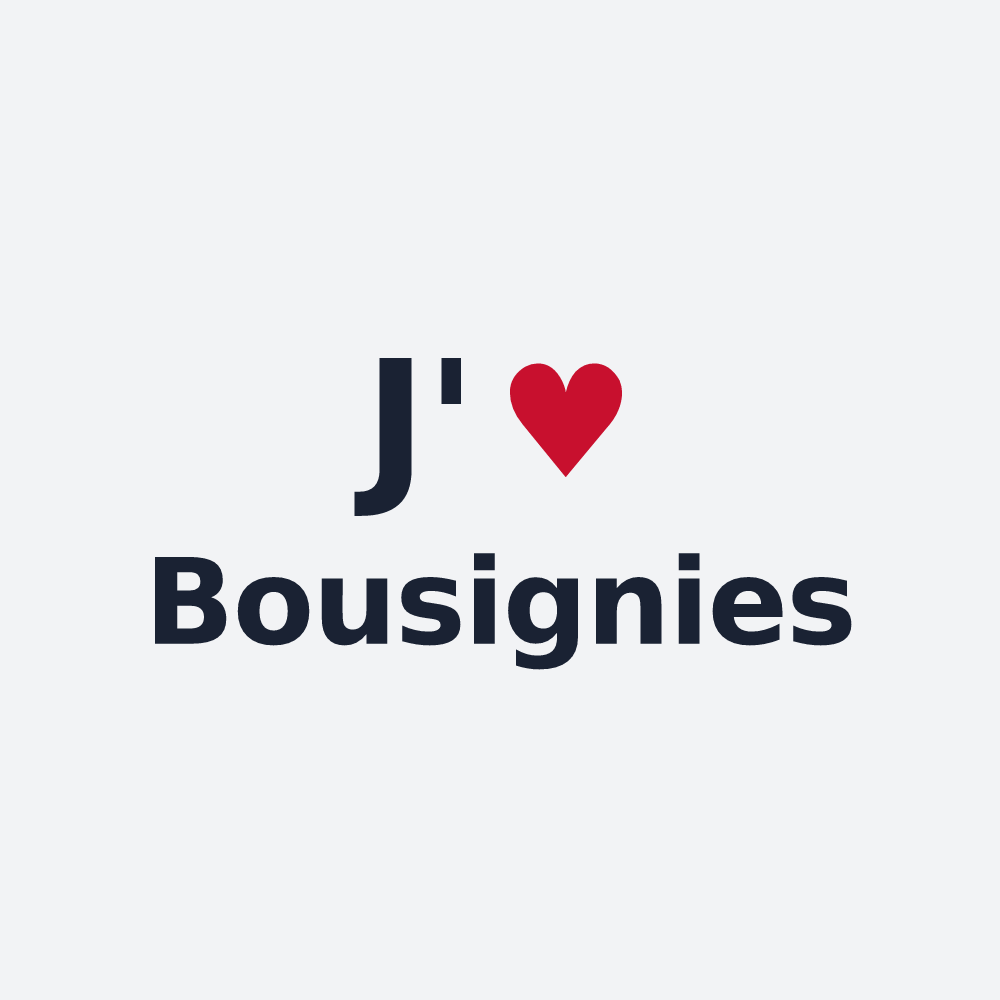 Poster personnalisé Bousignies — design J'aime Bousignies