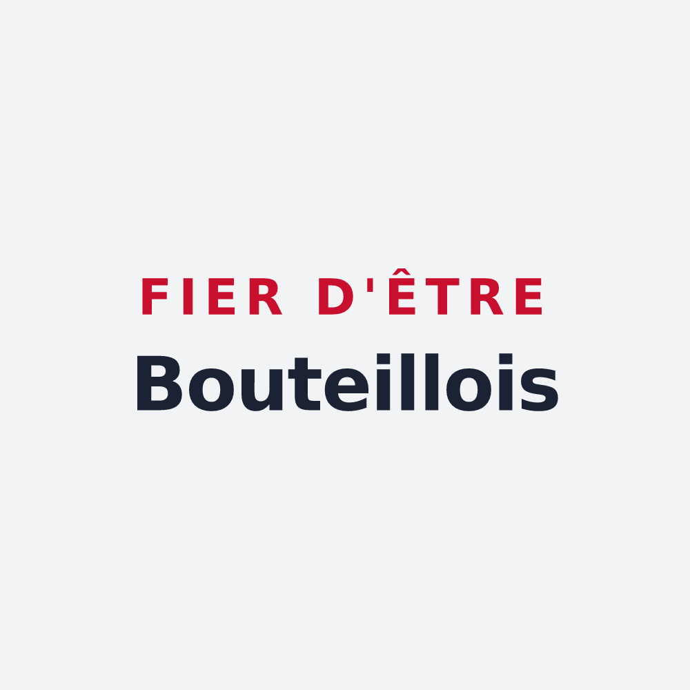 Poster « Fier d'être Bouteillois » — design pour Bouteilles-Saint-Sébastien