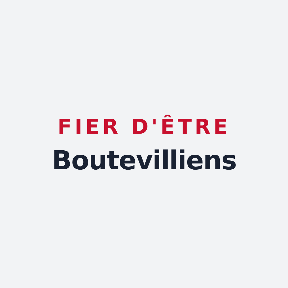 Poster « Fier d'être Boutevilliens » — design pour Bouteville