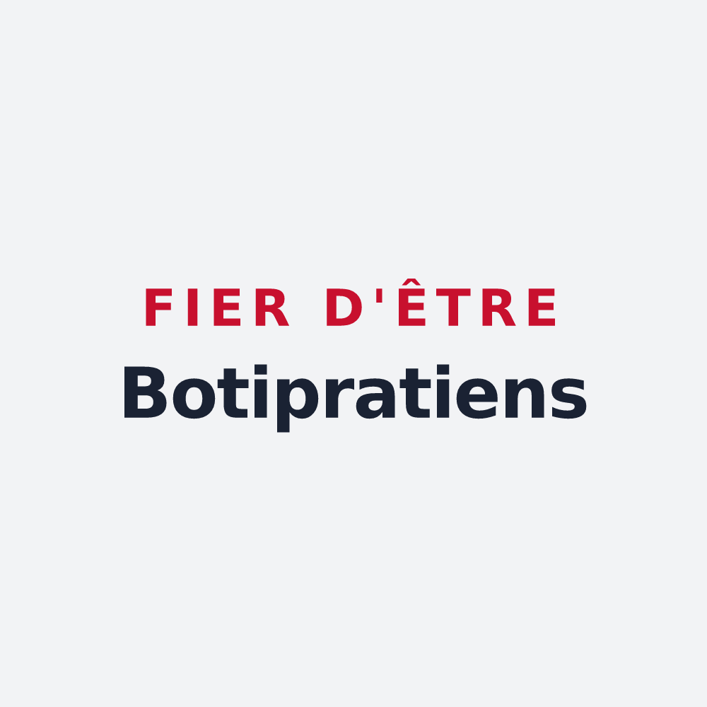 Poster « Fier d'être Botipratiens » — design pour Boutigny-Prouais