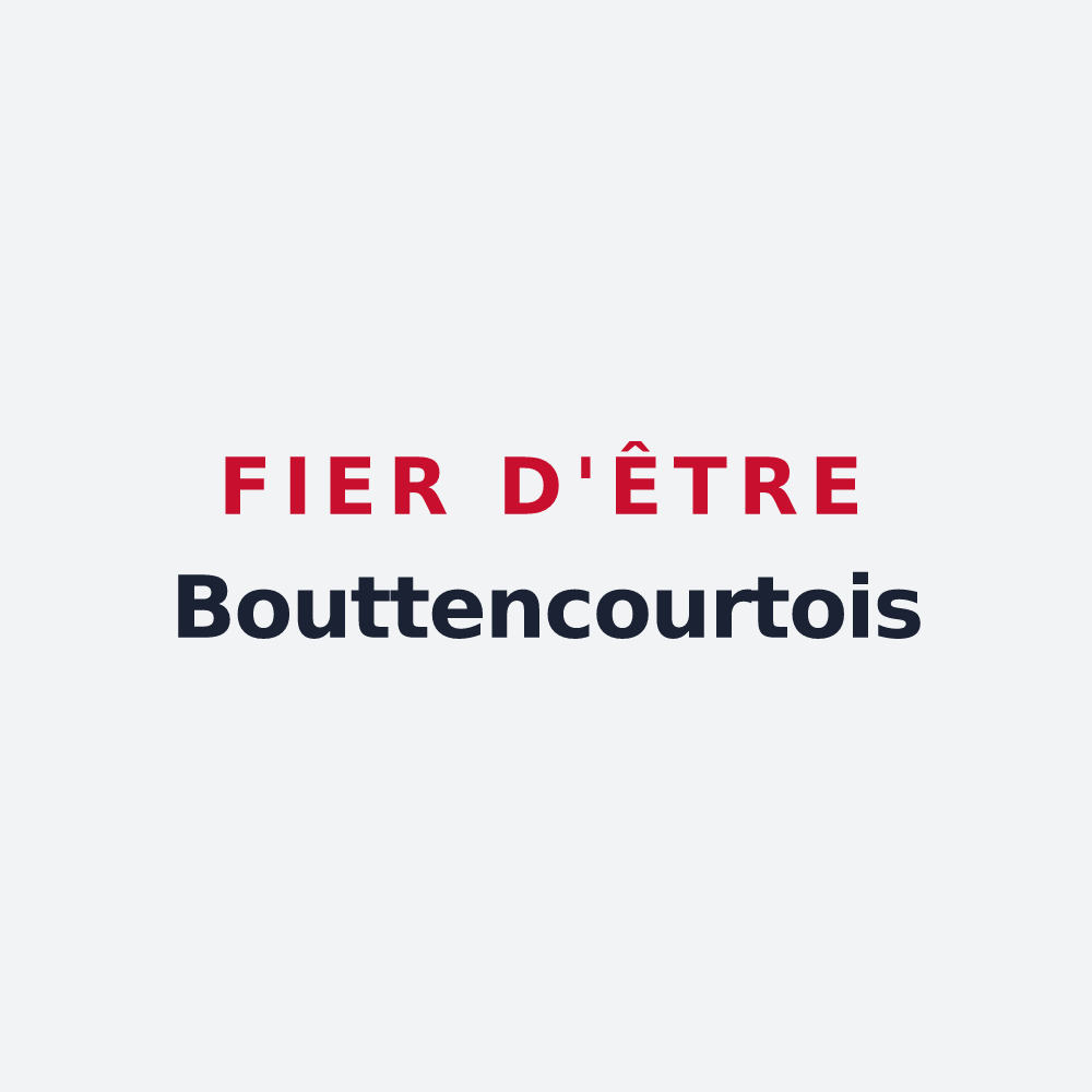 Poster « Fier d'être Bouttencourtois » — design pour Bouttencourt