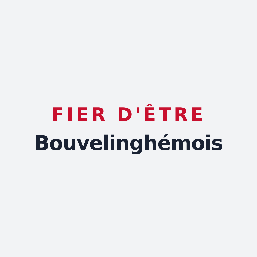 Poster « Fier d'être Bouvelinghémois » — design pour Bouvelinghem
