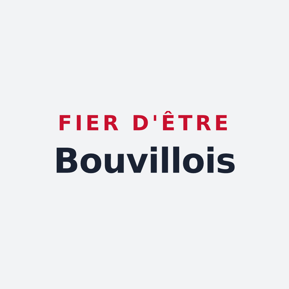Poster « Fier d'être Bouvillois » — design pour Bouville