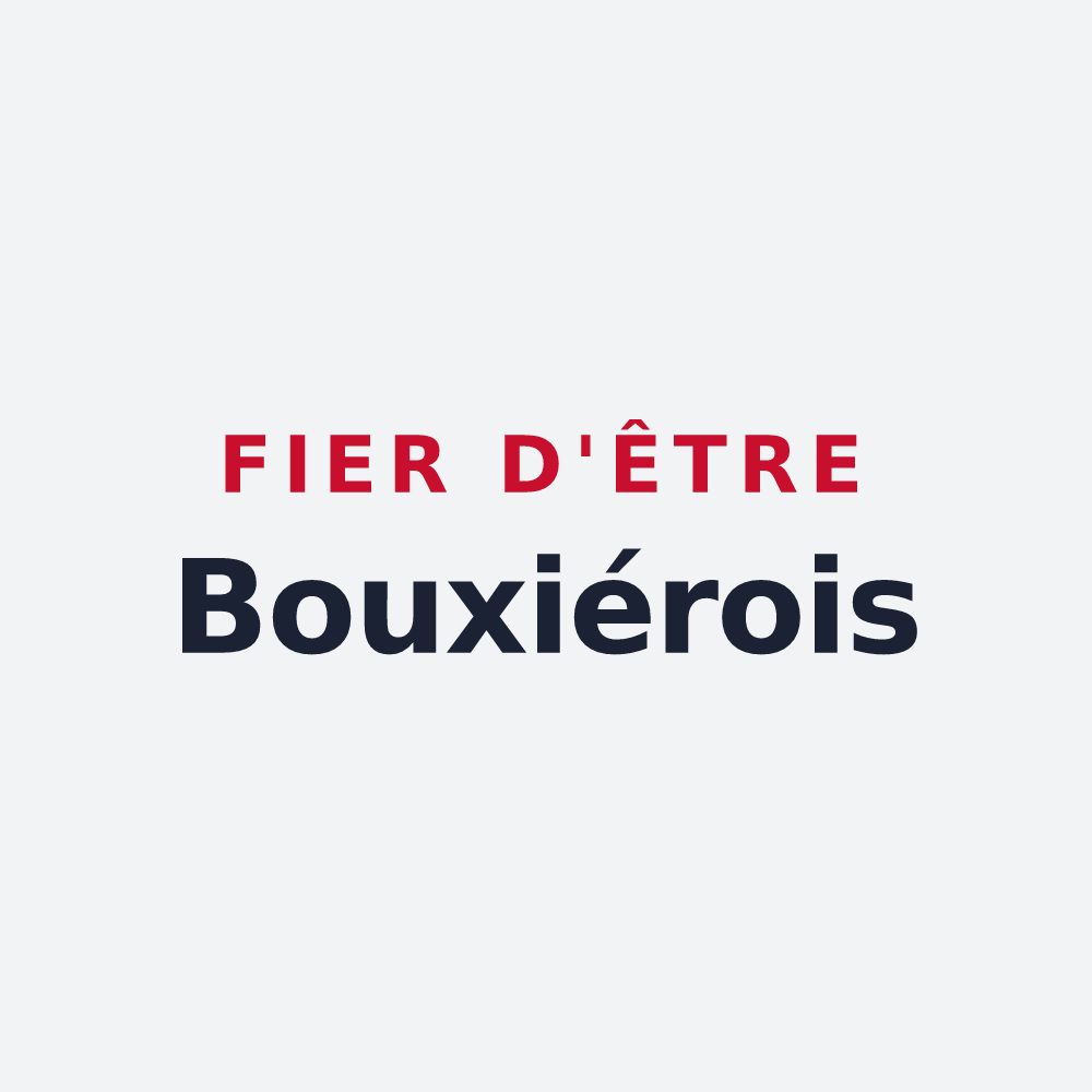 Poster « Fier d'être Bouxiérois » — design pour Bouxières-aux-Dames