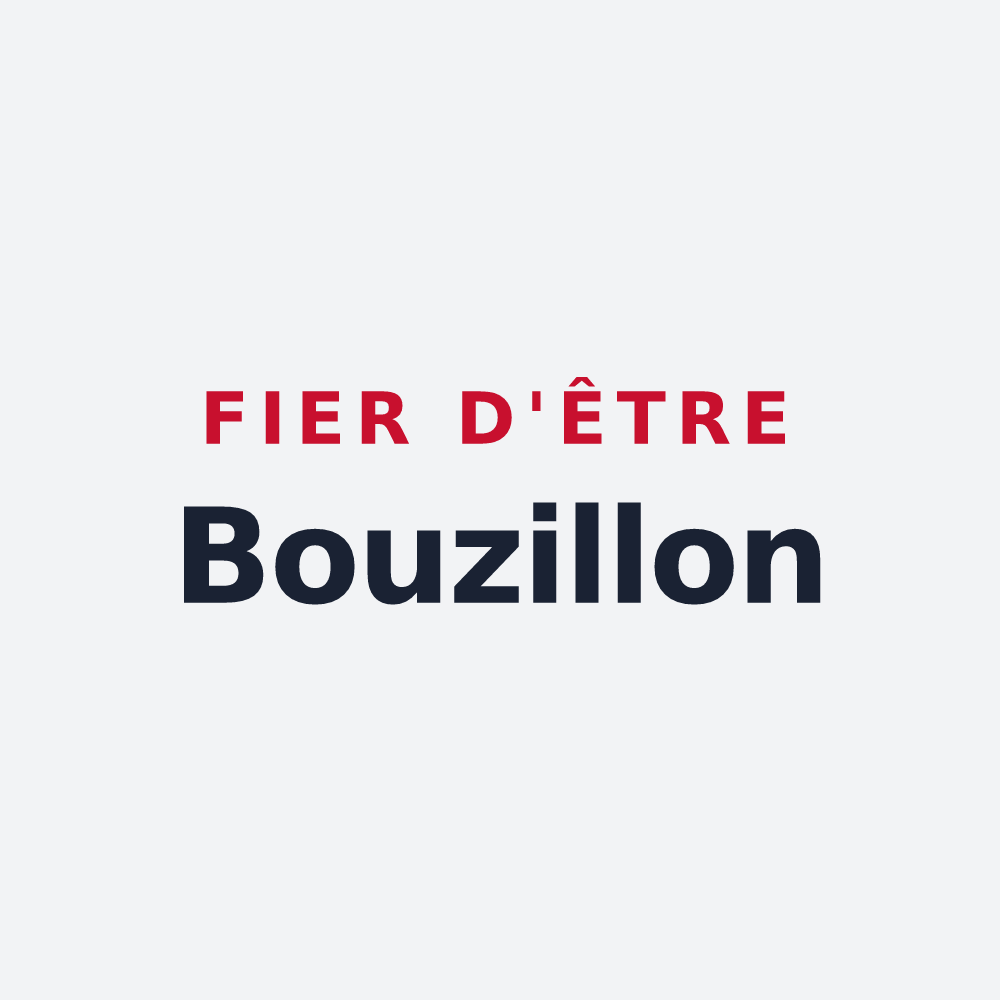 Poster « Fier d'être Bouzillon » — design pour Bouzy