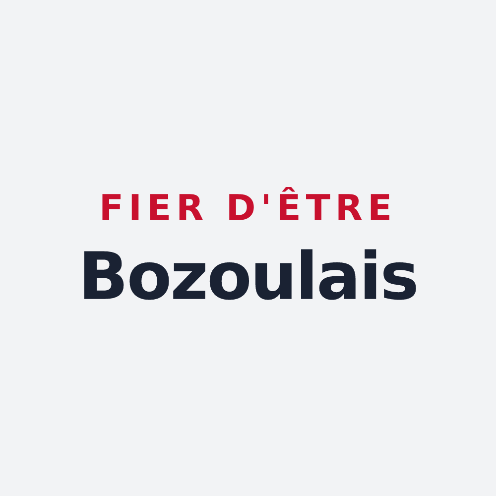Poster « Fier d'être Bozoulais » — design pour Bozouls