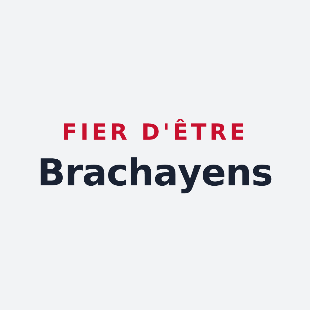 Poster « Fier d'être Brachayens » — design pour Brachay