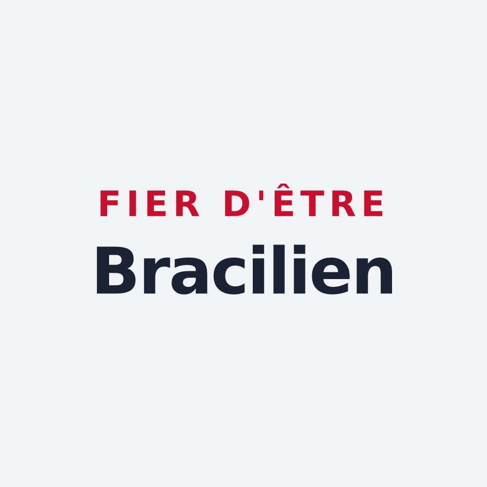 Poster « Fier d'être Bracilien » — design pour Bracieux