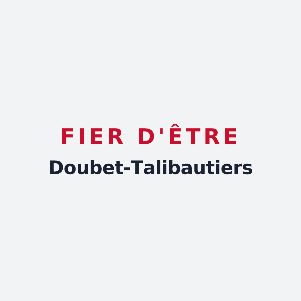 Poster « Fier d'être Doubet-Talibautiers » — design pour Bragelogne-Beauvoir