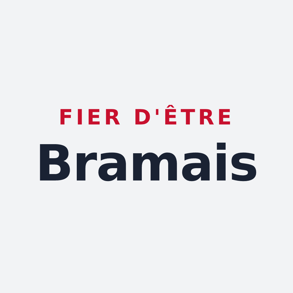 Poster « Fier d'être Bramais » — design pour Bram