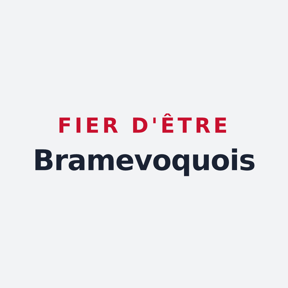 Poster « Fier d'être Bramevoquois » — design pour Bramevaque