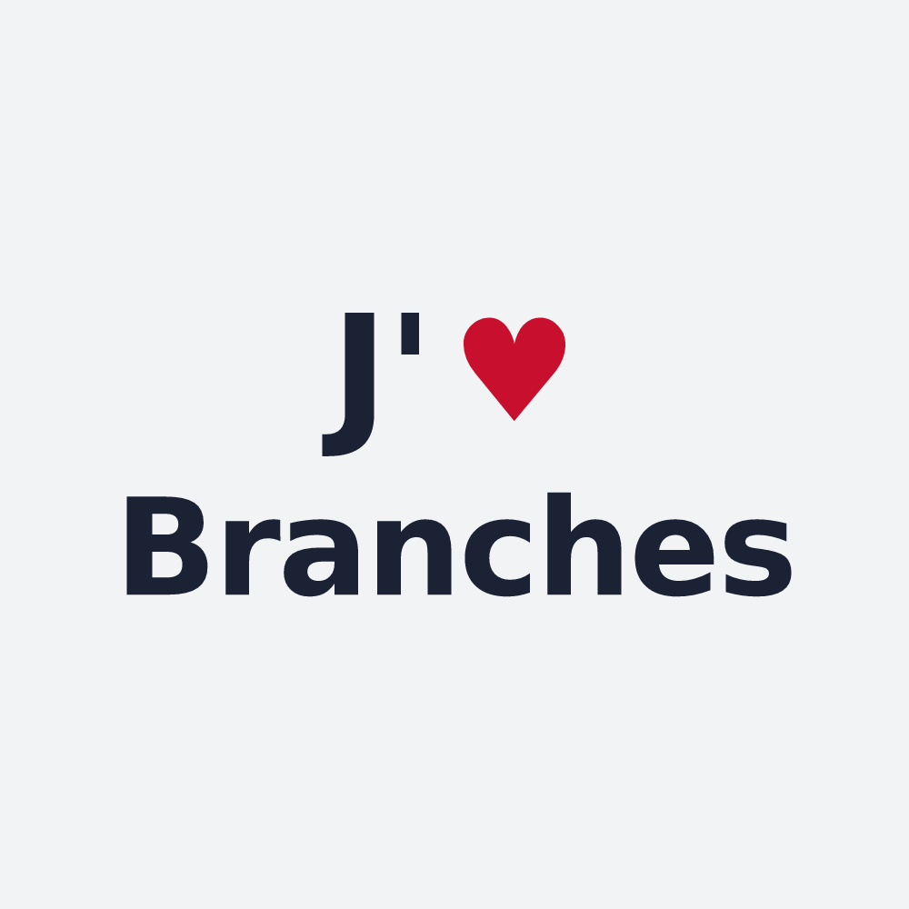 Poster personnalisé Branches — design J'aime Branches