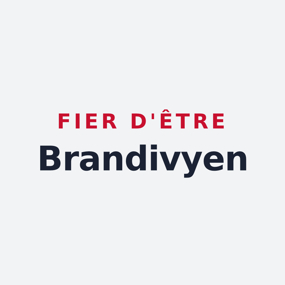 Poster « Fier d'être Brandivyen » — design pour Brandivy