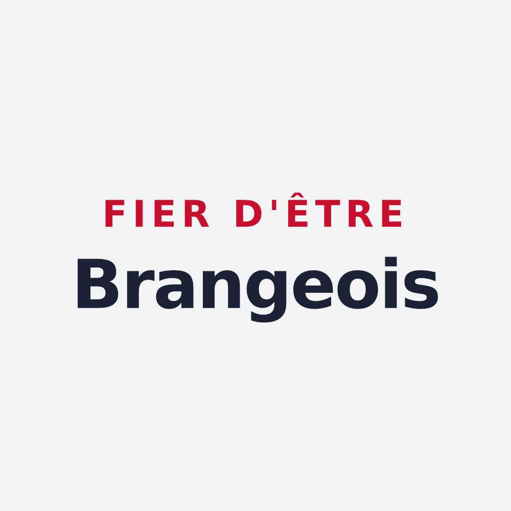 Poster « Fier d'être Brangeois » — design pour Branges