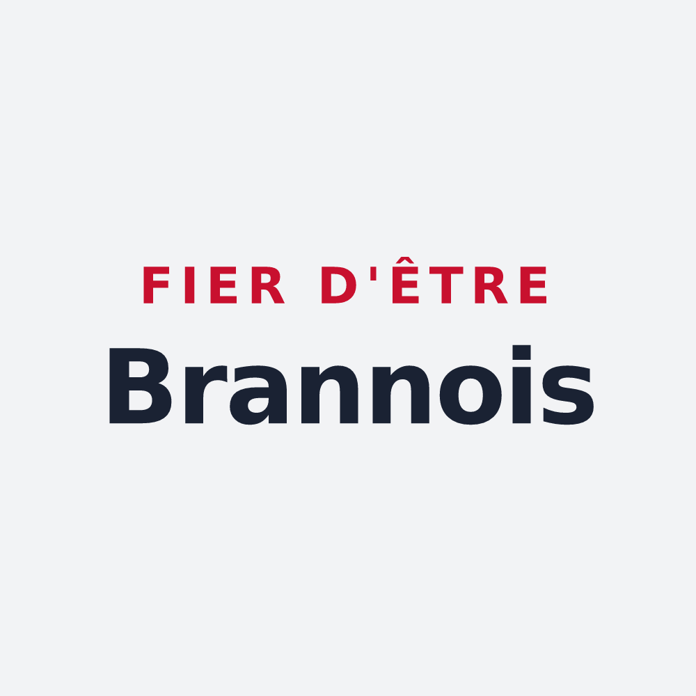 Poster « Fier d'être Brannois » — design pour Branne