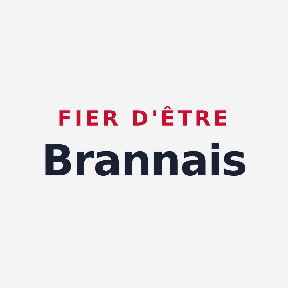 Poster « Fier d'être Brannais » — design pour Branne