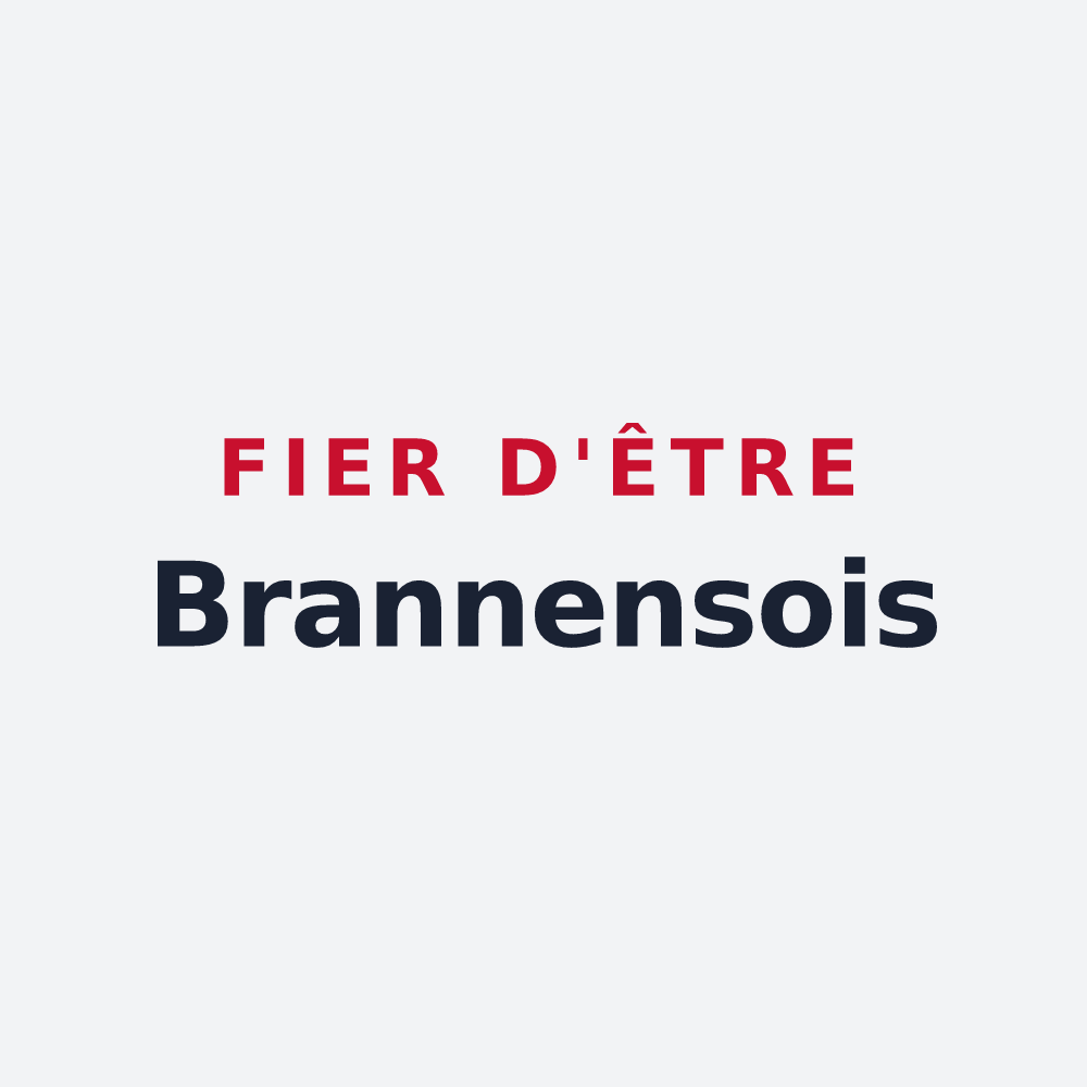 Poster « Fier d'être Brannensois » — design pour Brannens