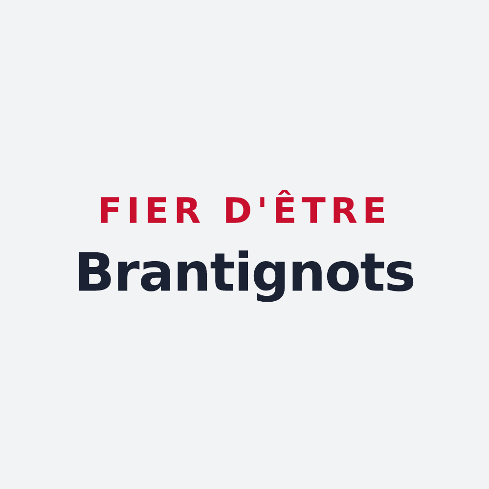 Poster « Fier d'être Brantignots » — design pour Brantigny