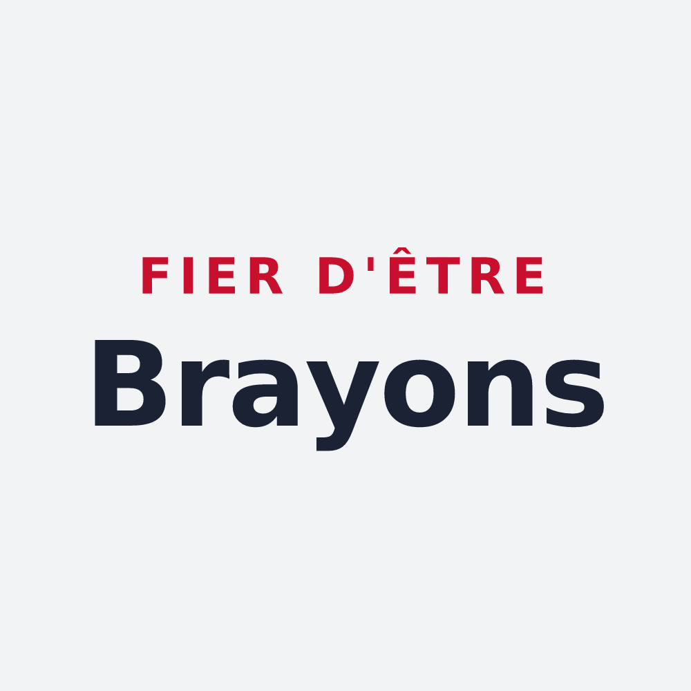 Poster « Fier d'être Brayons » — design pour Bray-sur-Somme