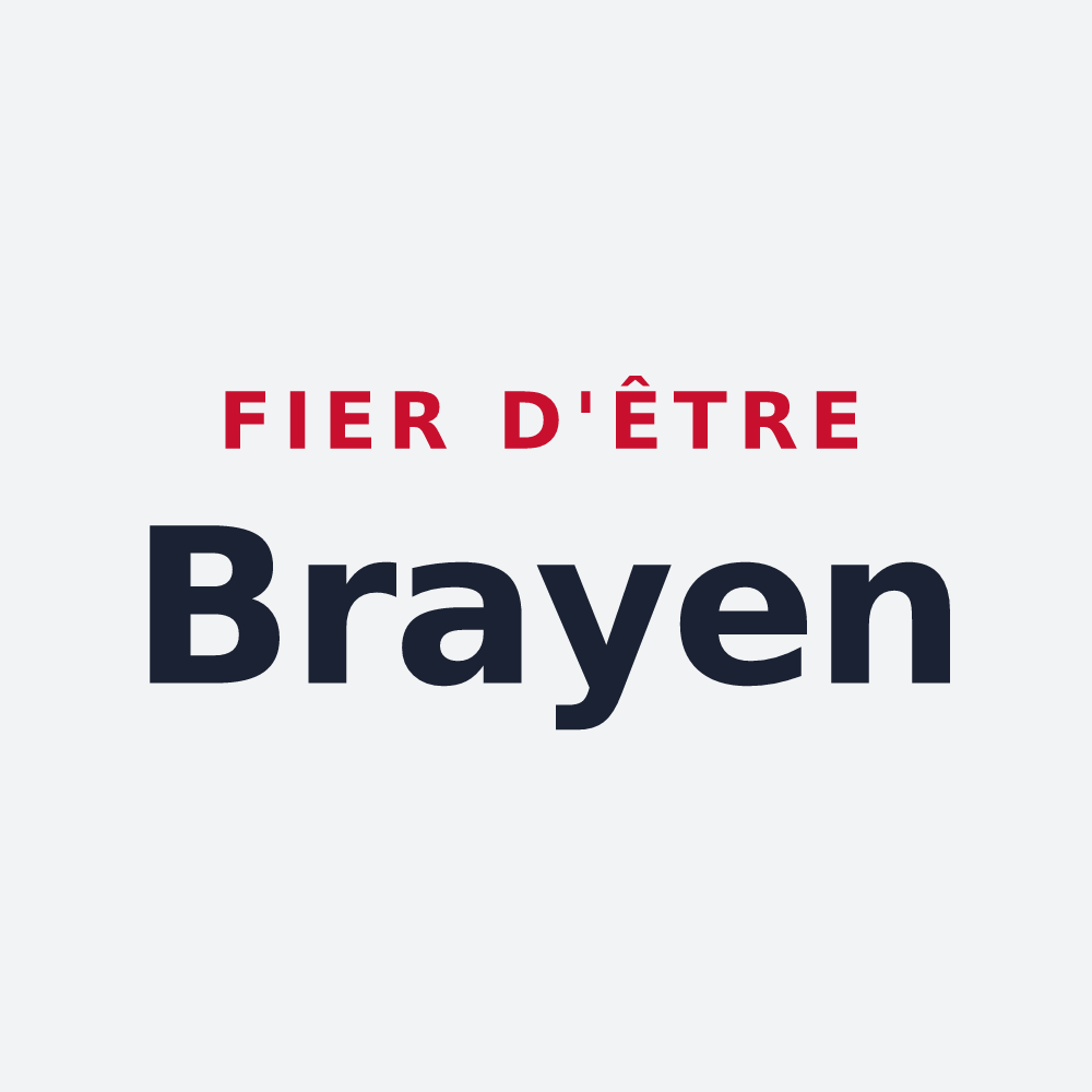 Poster « Fier d'être Brayen » — design pour Bray