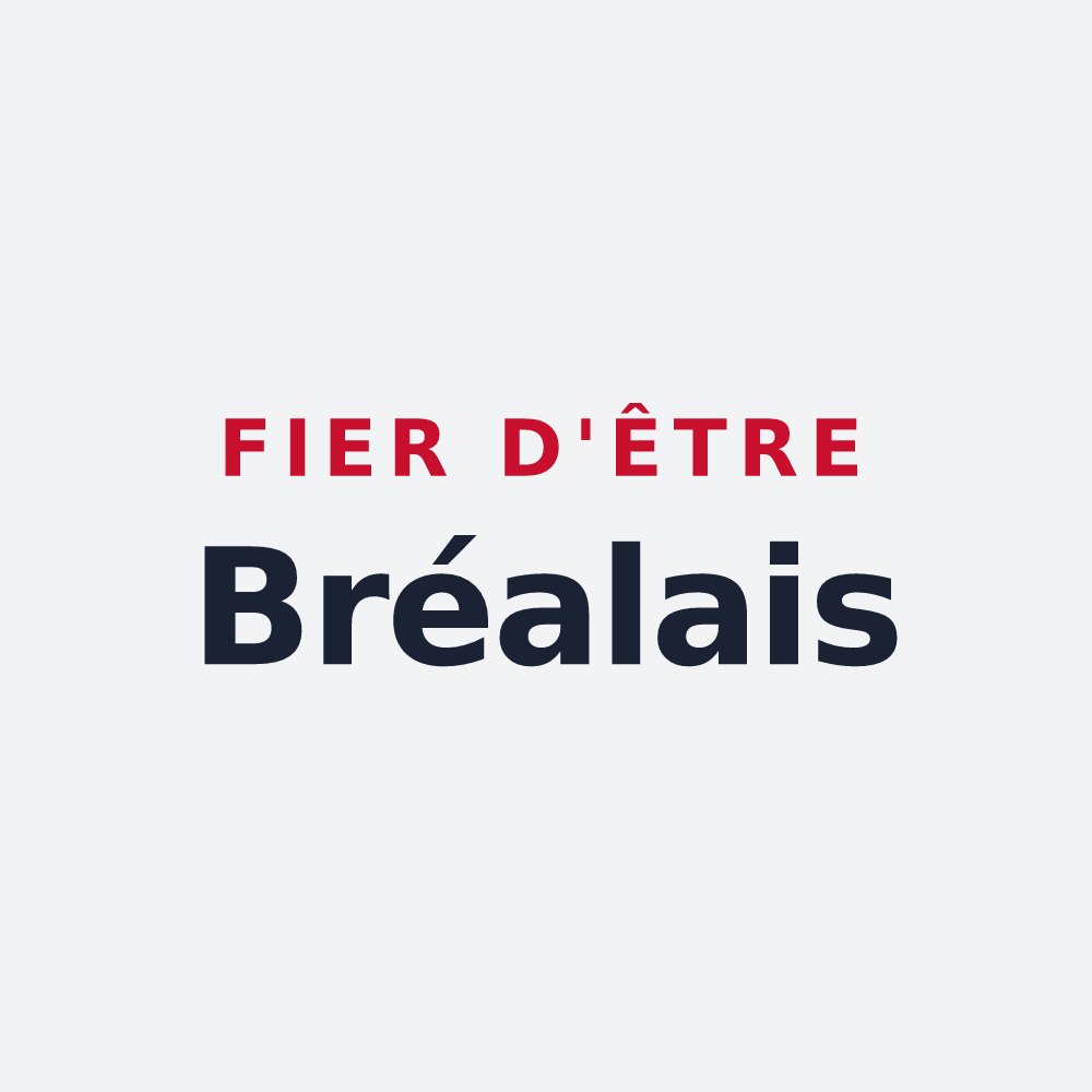 Poster « Fier d'être Bréalais » — design pour Bréal-sous-Vitré
