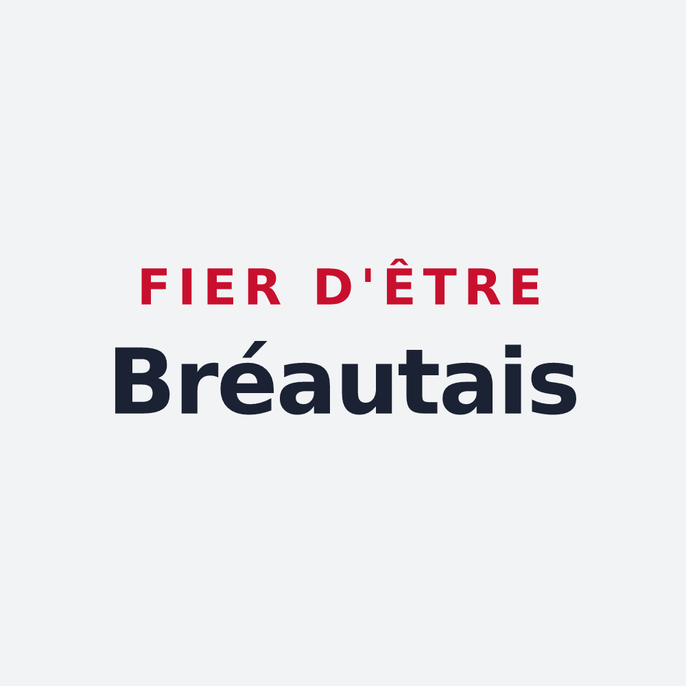 Poster « Fier d'être Bréautais » — design pour Bréauté