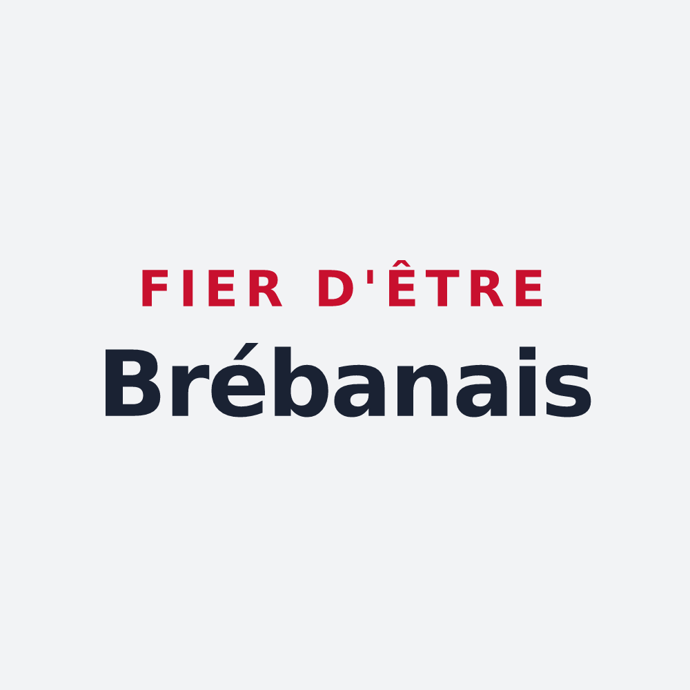 Poster « Fier d'être Brébanais » — design pour Bréban